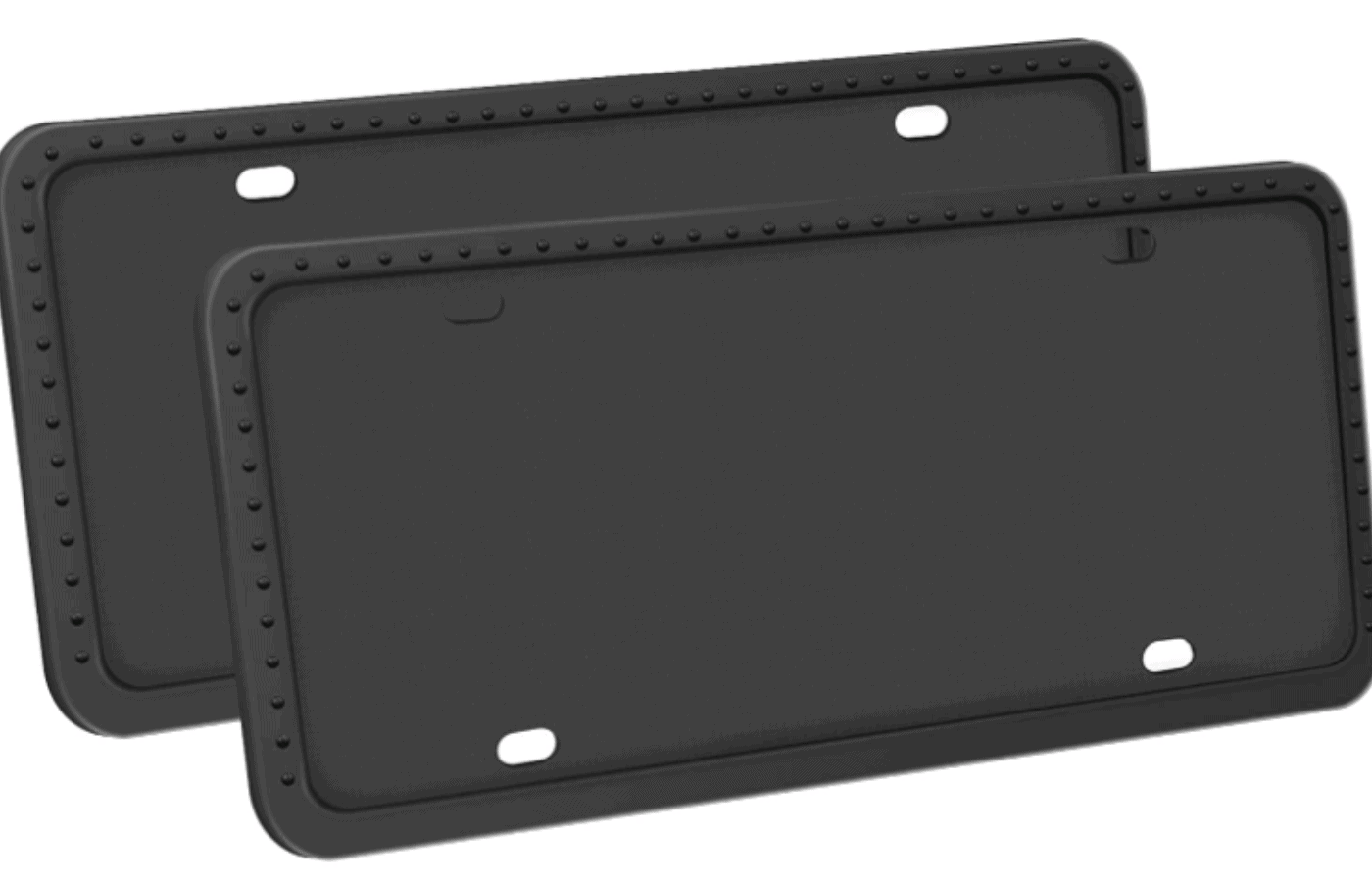 are silicone license plate frames good